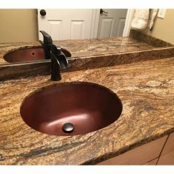 Best Pirce 🔥 SINKOLOGY Freud 20" Handmade Undermount Copper Bath Sink With Overflow 🎉 -Bathroom Sinks Shop 4c51555109823917 2365 w800 h800 b0 p0