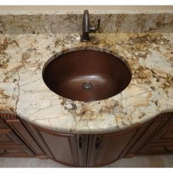 Best Pirce 🔥 SINKOLOGY Freud 20" Handmade Undermount Copper Bath Sink With Overflow 🎉 -Bathroom Sinks Shop 4e41096209651d9f 2365 w800 h800 b0 p0