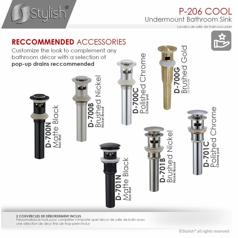 Best deal 𧨠STYLISH 19" Oval Undermount Ceramic Bathroom Sink With 2 Overflow Finishes π 13 Best deal 𧨠STYLISH 19" Oval Undermount Ceramic Bathroom Sink With 2 Overflow Finishes π - Image 11