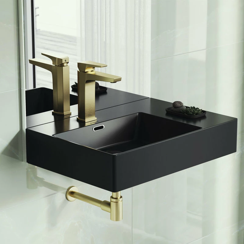 Cheapest ๐ฏ Swiss Madison St. Tropez 24"x18" Ceramic Wall Hung Sink With Left Faucet Mount, Matte Black ๐ 4 Cheapest ๐ฏ Swiss Madison St. Tropez 24"x18" Ceramic Wall Hung Sink With Left Faucet Mount, Matte Black ๐ - Image 2