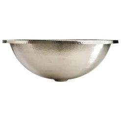 Best Sale ✔️ SINKOLOGY Edison 19" Dual Mount Oval Bathroom Sink, 🔨 Hammered Nickel ✨ -Bathroom Sinks Shop 5071bfe805ca35fd 7996 w800 h800 b1 p0