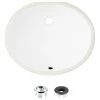 Best deal 🧨 STYLISH 19" Oval Undermount Ceramic Bathroom Sink With 2 Overflow Finishes 👏 -Bathroom Sinks Shop 50c1845800439f87 8549 w800 h800 b1 p0
