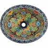 Best deal ๐ฏ Color Y Tradicion Mexican Talavera Ceramic Hand Painted Bathroom Oval Sink ๐ฅ 2 Best deal ๐ฏ Color Y Tradicion Mexican Talavera Ceramic Hand Painted Bathroom Oval Sink ๐ฅ -Bathroom Sinks Shop 51b13d2508af42fe 2345 w800 h800 b1 p0