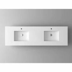 Promo 🌟 Laviva VIVA Stone 72" Double Sink Matte White - Solid Surface Countertop 🧨 -Bathroom Sinks Shop 51d14ae50ffc9ff1 9787 w800 h800 b0 p0