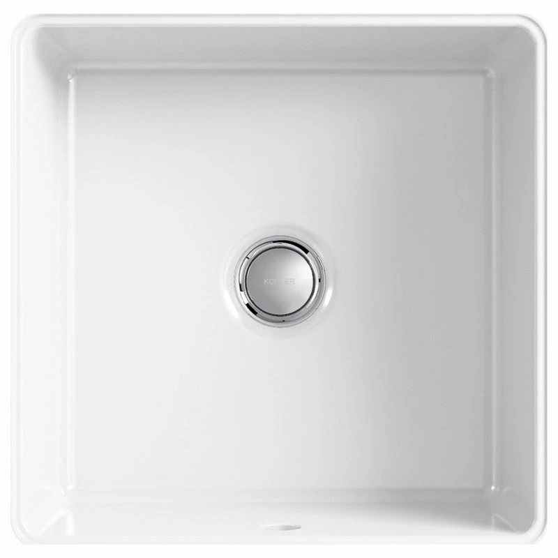Promo ๐ฏ Kohler K-8188 Verticyl 13-1/16" Square Vitreous China Undermount - White ๐ 7 Promo ๐ฏ Kohler K-8188 Verticyl 13-1/16" Square Vitreous China Undermount - White ๐ - Image 5