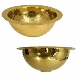 Best reviews of ❤️ Nantucket Sinks 13" Hand 🔨 Hammered Brass Round Undermount Bar Room Sink 🎉 -Bathroom Sinks Shop 559117cc0d920d0f 7558 w800 h800 b1 p0