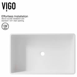 Budget 🔥 VIGO Magnolia Handmade Matte Stone Vessel Sink Set With Vessel Faucet ⭐ -Bathroom Sinks Shop 57812b530f5a1c14 2913 w800 h800 b1 p0