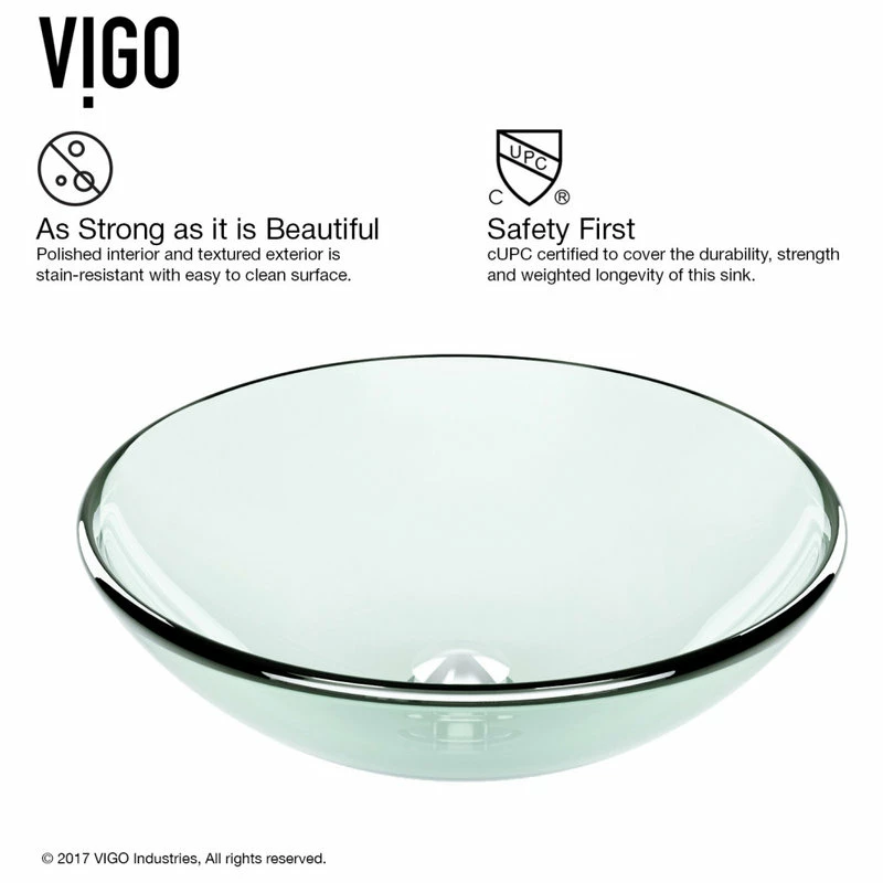 Budget ๐ฏ VIGO Crystalline Glass Vessel Bathroom Sink Set With Dior Vessel Faucet โญ 11 Budget ๐ฏ VIGO Crystalline Glass Vessel Bathroom Sink Set With Dior Vessel Faucet โญ - Image 9
