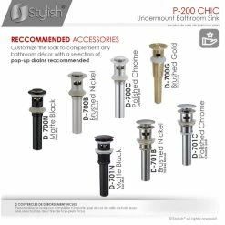 Best Sale ✨ STYLISH 20" Porcelain Rectangular Undermount Bathroom Sink With Overflow ⌛ 25 Best Sale ✨ STYLISH 20" Porcelain Rectangular Undermount Bathroom Sink With Overflow ⌛ -Bathroom Sinks Shop 5a81b97a004398f5 5821 w800 h800 b1 p0