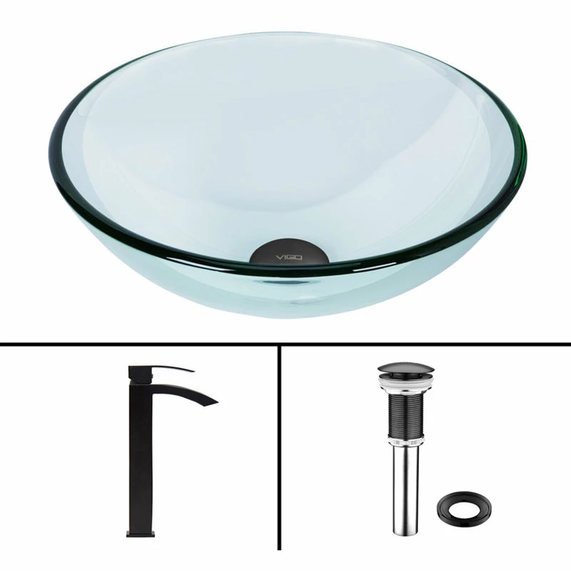 Cheap ๐ VIGO Crystalline Glass Vessel Sink And Duris Vessel Faucet ๐ 13 Cheap ๐ VIGO Crystalline Glass Vessel Sink And Duris Vessel Faucet ๐ - Image 11