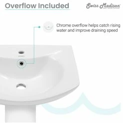 Best Sale โจ Swiss Madison Chateau Pedestal Bathroom Sink Round With Single Faucet Hole ๐คฉ 22 Best Sale โจ Swiss Madison Chateau Pedestal Bathroom Sink Round With Single Faucet Hole ๐คฉ -Bathroom Sinks Shop 5fa119f500b6582f 3134 w800 h800 b1 p0