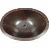 Best reviews of 💯 SimplyCopper 19" Rustic Oval Copper Bathroom Sink Dual Mount, Daisy Drain Inlcuded ❤️ -Bathroom Sinks Shop 601190080cd43cd3 3311 w800 h800 b1 p0