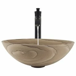 Coupon 🧨 MR Direct Sinks And Faucets 852 Wood Sandstone Vessel Sink 👏 -Bathroom Sinks Shop 61219b1e0196412e 4758 w800 h800 b1 p0