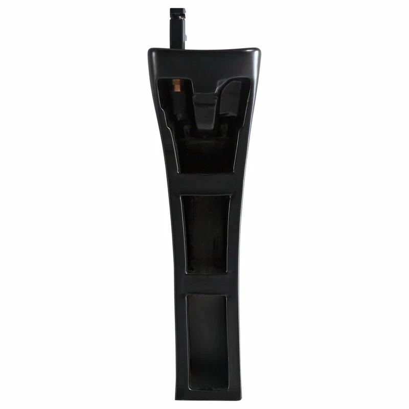 Hot Sale ๐ Fine Fixtures Vitreous China 12" Pedestal Bathroom Sink With Overflow, Black ๐ 4 Hot Sale ๐ Fine Fixtures Vitreous China 12" Pedestal Bathroom Sink With Overflow, Black ๐ - Image 2