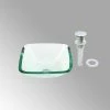 Hot Sale 👏 Renovators Supply Manufacturing Clear Glass Square Vessel Bathroom Sink Mini With Modern Pop-Up Drain Bowl Sink 💯 -Bathroom Sinks Shop 65113e8d0f3bfc26 0278 w800 h800 b0 p0