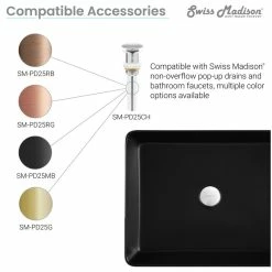 Discount โญ Swiss Madison Concorde Rectangle Ceramic Vessel Sink, Matte Black ๐ 26 Discount โญ Swiss Madison Concorde Rectangle Ceramic Vessel Sink, Matte Black ๐ -Bathroom Sinks Shop 68f12aaf0fd293dc 7146 w800 h800 b1 p0