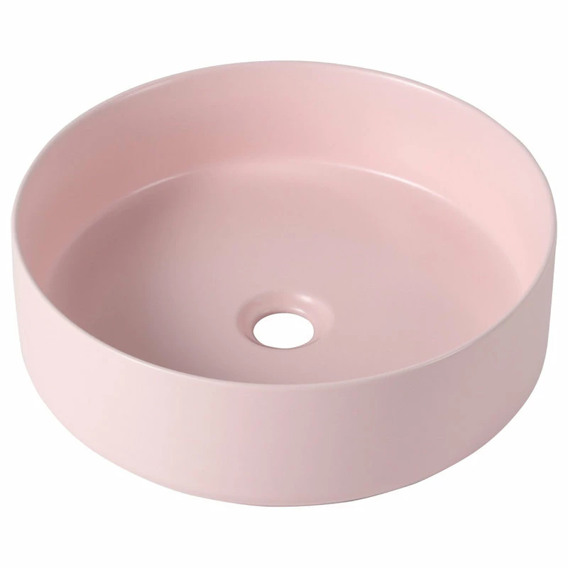 Best reviews of ๐ Sarlai Round Bathroom Art Basin Sink, Mounted On Ceramic Counter, Matt Light Pink ๐ 3 Best reviews of ๐ Sarlai Round Bathroom Art Basin Sink, Mounted On Ceramic Counter, Matt Light Pink ๐
