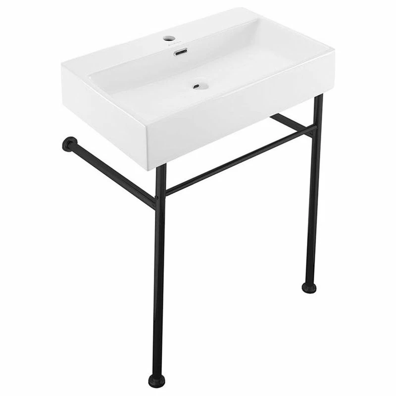 Flash Sale ๐ Swiss Madison SM-CS771 Claire 24" Rectangular Ceramic Console - Matte Black โ๏ธ 3 Flash Sale ๐ Swiss Madison SM-CS771 Claire 24" Rectangular Ceramic Console - Matte Black โ๏ธ