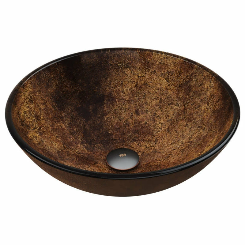 Coupon ๐งจ Vigo VG07505 16-1/2" Glass Bathroom Vessel Sink - Russet ๐ฏ 3 Coupon ๐งจ Vigo VG07505 16-1/2" Glass Bathroom Vessel Sink - Russet ๐ฏ