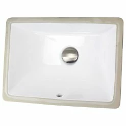 Outlet ⭐ Nantucket Sinks 16"x11" Undermount Ceramic Sink, White 😍 -Bathroom Sinks Shop 6e717cda0cdc17b5 9545 w800 h800 b1 p0