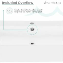 Best deal ๐ Swiss Madison Carre 36" Ceramic Console Sink White Basin Black Legs ๐ 20 Best deal ๐ Swiss Madison Carre 36" Ceramic Console Sink White Basin Black Legs ๐ -Bathroom Sinks Shop 6f51d1e4023b8249 8598 w800 h800 b1 p0