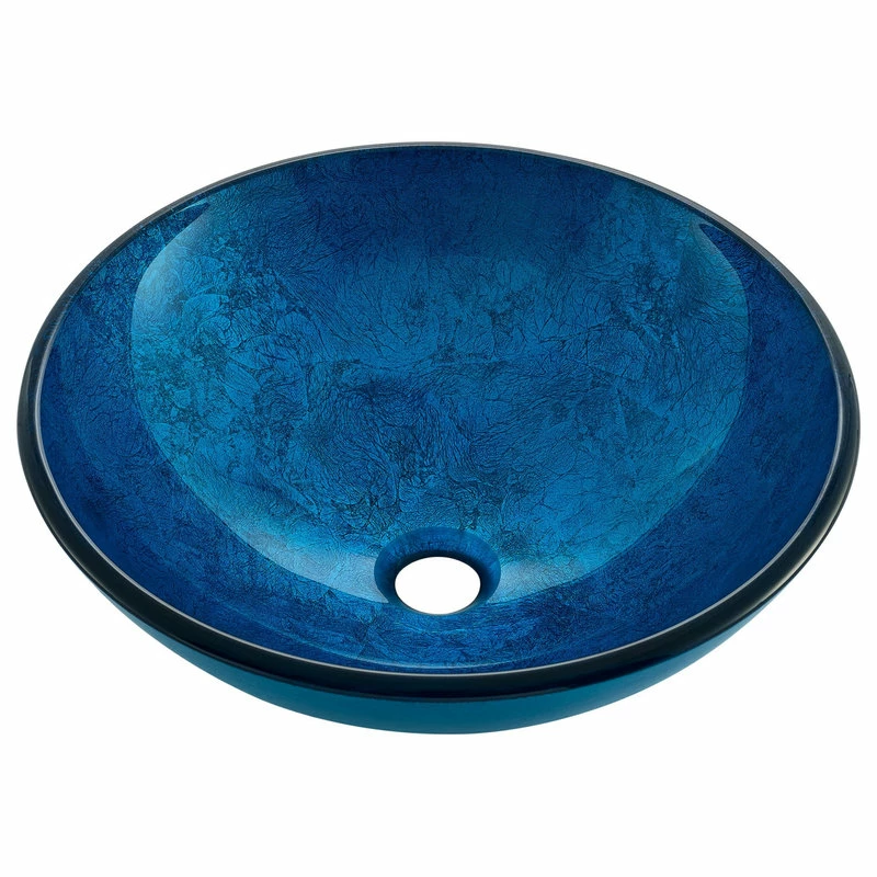 Promo โ๏ธ Swiss Madison Cascade 16.5 Glass Vessel Sink With Faucet, Ocean Blue ๐ 4 Promo โ๏ธ Swiss Madison Cascade 16.5 Glass Vessel Sink With Faucet, Ocean Blue ๐ - Image 2