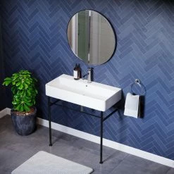 Best deal ๐ Swiss Madison Carre 36" Ceramic Console Sink White Basin Black Legs ๐ 17 Best deal ๐ Swiss Madison Carre 36" Ceramic Console Sink White Basin Black Legs ๐ -Bathroom Sinks Shop 7181516a023b8246 8598 w800 h800 b0 p0