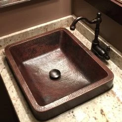 Hot Sale ๐ Premier Copper Products 19" Rectangle ๐ Skirted Vessel ๐จ Hammered Copper Sink, Oil Rubbed Bronze ๐ 24 Hot Sale ๐ Premier Copper Products 19" Rectangle ๐ Skirted Vessel ๐จ Hammered Copper Sink, Oil Rubbed Bronze ๐ -Bathroom Sinks Shop 7241679e00775571 5748 w800 h800 b0 p0
