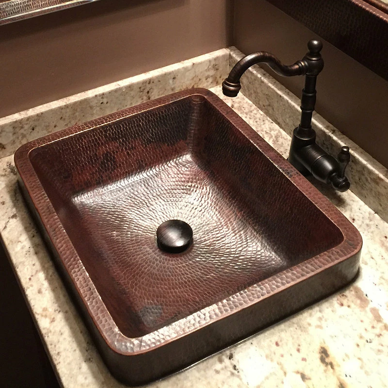 Hot Sale ๐ Premier Copper Products 19" Rectangle ๐ Skirted Vessel ๐จ Hammered Copper Sink, Oil Rubbed Bronze ๐ 12 Hot Sale ๐ Premier Copper Products 19" Rectangle ๐ Skirted Vessel ๐จ Hammered Copper Sink, Oil Rubbed Bronze ๐ - Image 10
