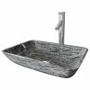 Coupon ❤️ VIGO Rectangular Titanium Glass Vessel Bathroom Sink Set With Dior Vessel Faucet 👏 -Bathroom Sinks Shop 739192680e9ed944 5669 w800 h800 b1 p0