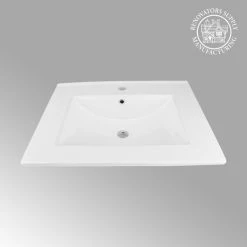 Cheapest 😉 Renovators Supply Manufacturing Bathroom Drop-In Sink White Rectangle With Single Faucet Hole And Overflow 😉