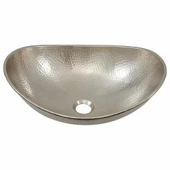 Buy 🎉 SINKOLOGY Hobbes 19" Vessel Sink, 🔨 Hammered Nickel 🤩