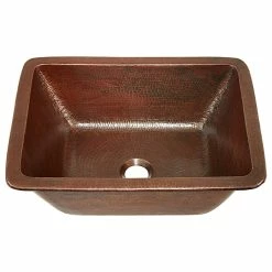 Cheap โ๏ธ SINKOLOGY Hawking 17" Dual Mount Handmade Copper Bath Sink ๐