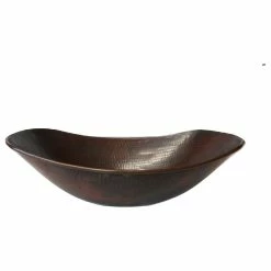 Hot Sale ✔️ SimplyCopper 17" Oval Roman Vessel Copper Bath- Drain Options Available, Lift & Turn Drain 😉