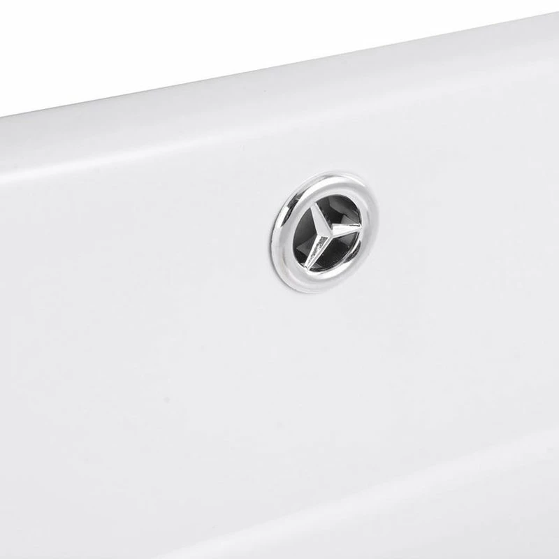 Flash Sale ๐ Yescom Aquaterior Rectangle Porcelain Ceramic Bathroom Sink With Drain & Overflow โ 7 Flash Sale ๐ Yescom Aquaterior Rectangle Porcelain Ceramic Bathroom Sink With Drain & Overflow โ - Image 5