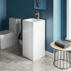 Flash Sale 🎁 Swiss Madison Concorde One Piece Pedestal Sink ❤️