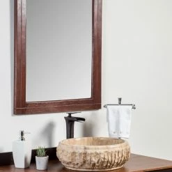 Promo 🔥 Laguna Marble Natural Stone Vessel Bathroom Sink, Chiseled Stone Sink, Travertine 💯 -Bathroom Sinks Shop 82e1758e014914f1 7357 w800 h800 b0 p0