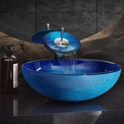Promo โ๏ธ Swiss Madison Cascade 16.5 Glass Vessel Sink With Faucet, Ocean Blue ๐ 16 Promo โ๏ธ Swiss Madison Cascade 16.5 Glass Vessel Sink With Faucet, Ocean Blue ๐ -Bathroom Sinks Shop 8681e840025eb457 4831 w800 h800 b0 p0