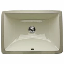 Buy 😀 Nantucket Sinks 16"x11" Undermount Ceramic Sink, Bisque 👍