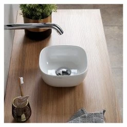 Buy 🔔 Scarabeo Ceramiche 9" Small Round Ultra Thin Ceramic Vessel Sink 👍 -Bathroom Sinks Shop 87014a780b55e56a 2156 w800 h800 b0 p0