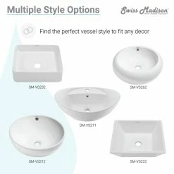 Promo 💯 Swiss Madison Voltaire Wide Rectangle Vessel Sink 😉 -Bathroom Sinks Shop 8dd1a0a50fecc84f 7313 w800 h800 b0 p0