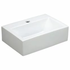 Wholesale 👏 Elite Sinks Porcelain White Wall-Mounted Rectangle Sink 😍