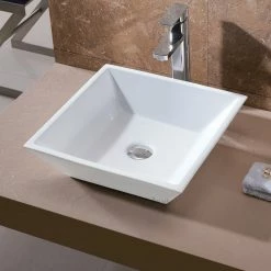 Cheapest ๐ Luxier CS-006 Flat Square Bathroom Ceramic Vessel Sink Art Basin In White โญ 11 Cheapest ๐ Luxier CS-006 Flat Square Bathroom Ceramic Vessel Sink Art Basin In White โญ -Bathroom Sinks Shop 93012cb801b3e1ce 1372 w800 h800 b0 p0