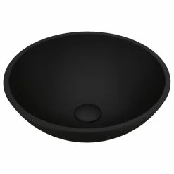 Best deal ๐ VIGO Black Cavalli MatteShell Vessel Bathroom Sink ๐งจ