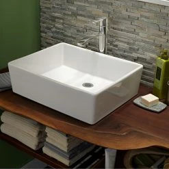 Wholesale ❤️ Unbranded 24" White Fireclay Farmhouse Apron Studio Bathroom Sink With Drain Kit ⌛ 11 Wholesale ❤️ Unbranded 24" White Fireclay Farmhouse Apron Studio Bathroom Sink With Drain Kit ⌛ -Bathroom Sinks Shop 954147430b42a04a 0962 w800 h800 b0 p0
