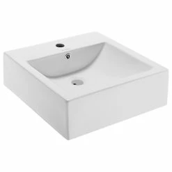 Coupon 🎁 Swiss Madison Voltaire 18" Square Ceramic Wall Hung Sink 😍 -Bathroom Sinks Shop 97d1620801e6dbb4 7255 w800 h800 b1 p0