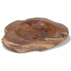 Hot Sale 🤩 Vida XL LLC VidaXL Solid Teak Wood Basin Wash Sink Bathroom Home Indoor Washbowl Bowl 🎁 -Bathroom Sinks Shop 9a1100480c00b062 2103 w800 h800 b1 p0