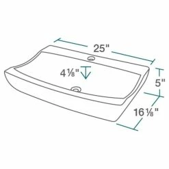 Cheap 🛒 MR Direct Sinks And Faucets V2302 Porcelain Vessel Sink, White, 732 Vessel Faucet, Brushed Nickel ⭐ -Bathroom Sinks Shop 9b019ee10c41194a 5945 w800 h800 b1 p0