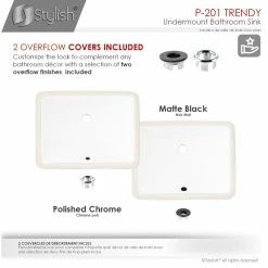 Best reviews of 🥰 STYLISH 18" Rectangular Undermount Ceramic Ceramic Bathroom Sink With 2 Finishes ❤️ -Bathroom Sinks Shop 9d21919600439a83 1819 w800 h800 b1 p0