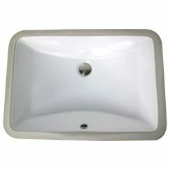 Outlet 🤩 Nantucket Sinks 18"x12" Undermount Ceramic Sink, White 🤩